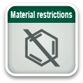 Material restrictions