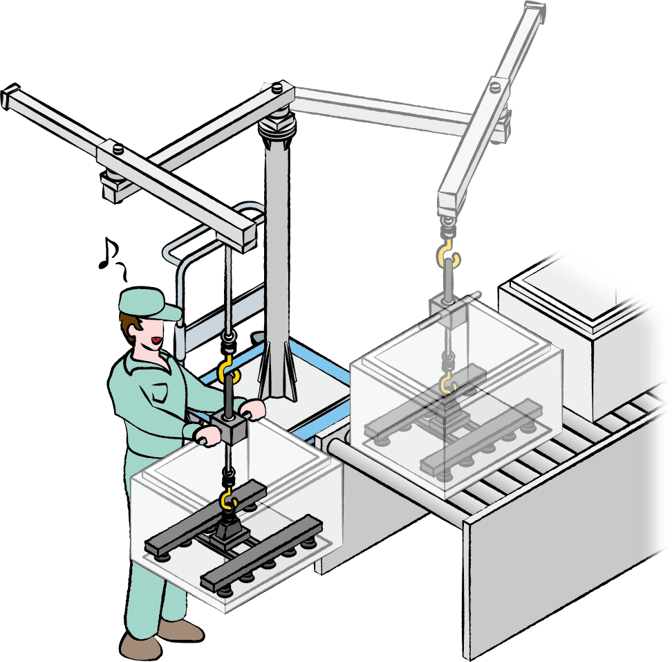 発泡スチロール搬送
