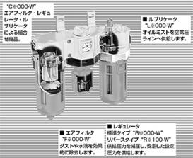 CKD Ｆ．Ｒ．Ｌコンビネーション 白色シリーズ C3000-8G-W-Z-UK-J1