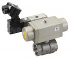 WP Series for Outdoors Air operated 2, 3-port ball valve (compact rotary valve)