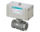 WP Series for Outdoors Air operated 2-port ball valve for steam (compact rotary valve) 