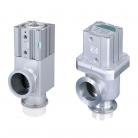 Air operated valve for high vacuum