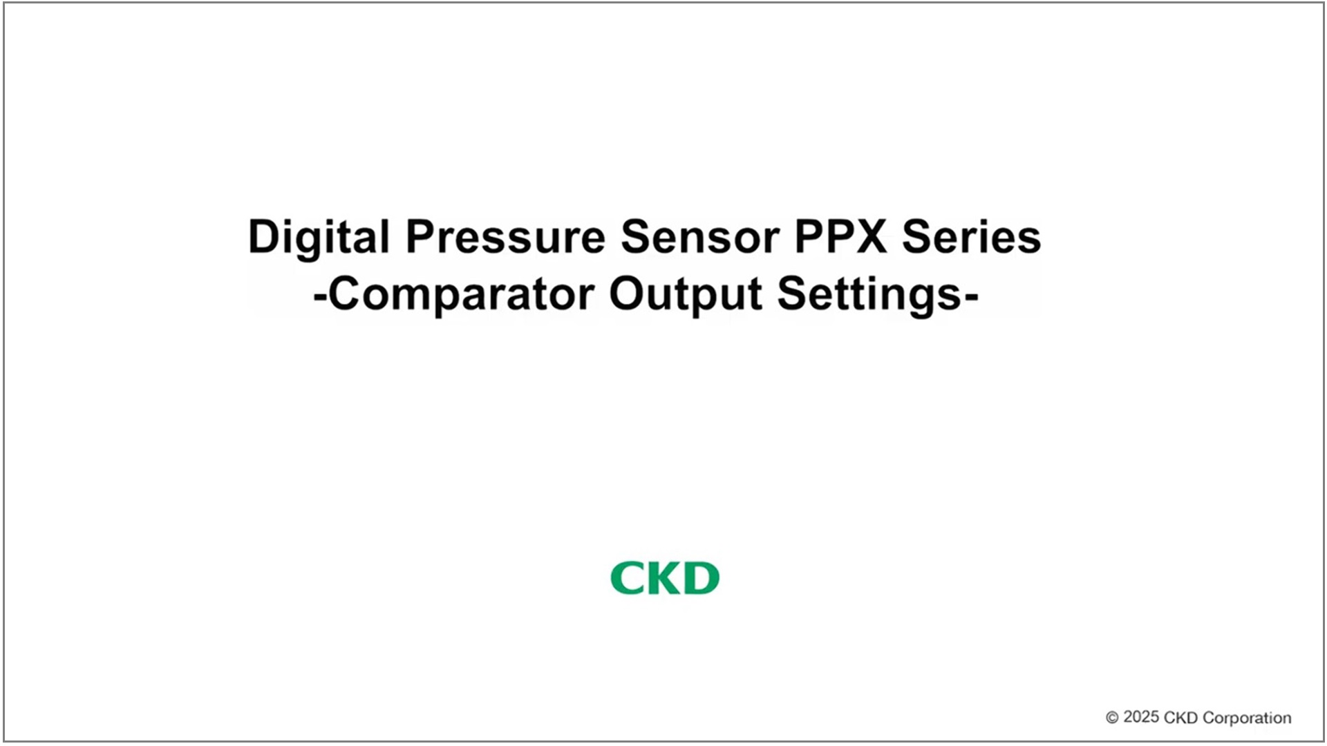 PPX Series Comparator Output Settings