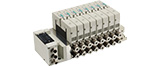 对应先导式3・4・5通电磁阀W4G4系列的通信得到扩展。(CC-Link IE Field/CC-Link IE TSN/IO-Link)